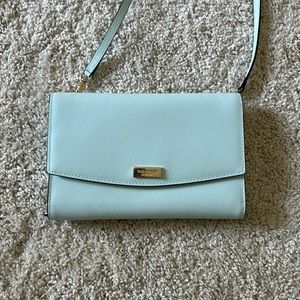 Light blue/green Kate spade crossbody